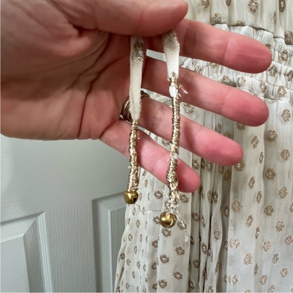 Free People Gold And Cream Maxi Dress - Picture 7 of 15